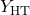 Y_{\mathrm{HT}}